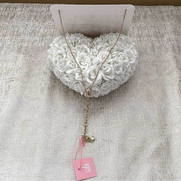 Cabi Diary Gold Tone Locket Necklace NWT - Picture 5 of 10